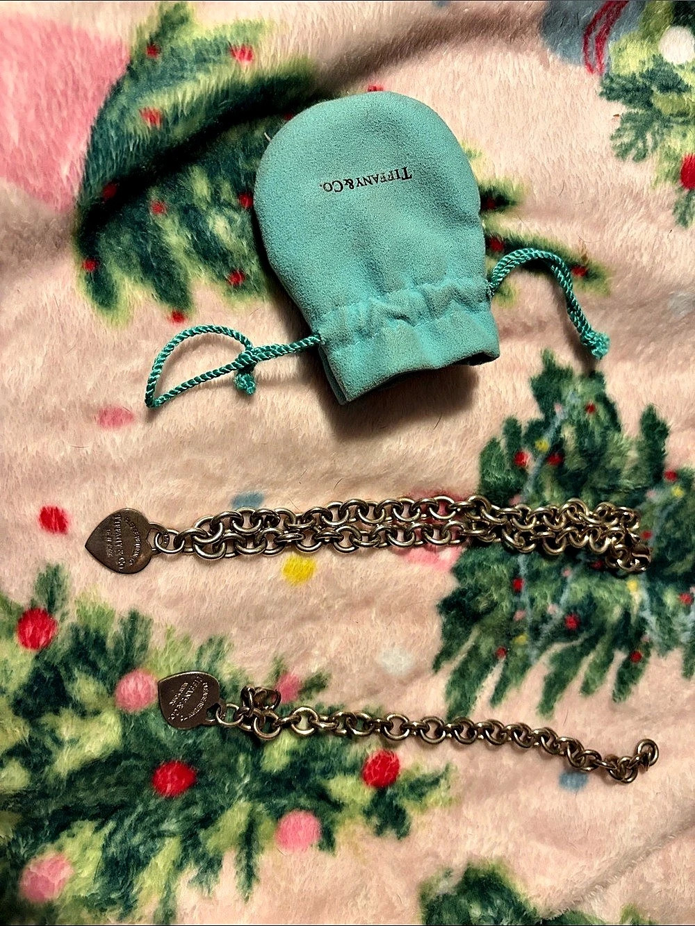 Tiffany & Co. Return to Tiffany Heart Tag Toggle Bracelet & necklace